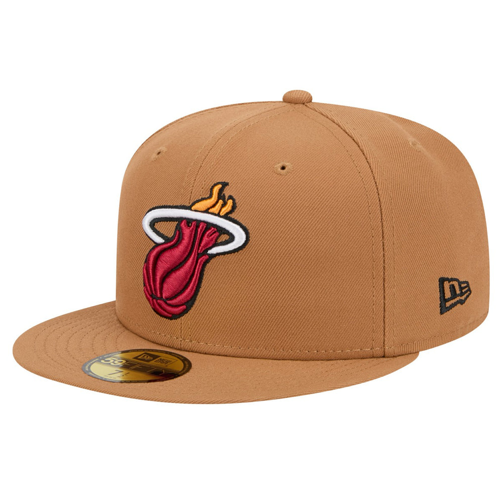Miami Heat Color Pack 59FIFTY Fitted Hat Tan - New Era