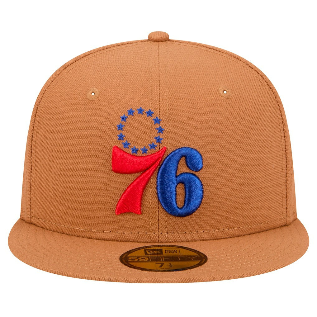 Philadelphia 76ers Color Pack 59FIFTY Fitted Hat Tan - New Era
