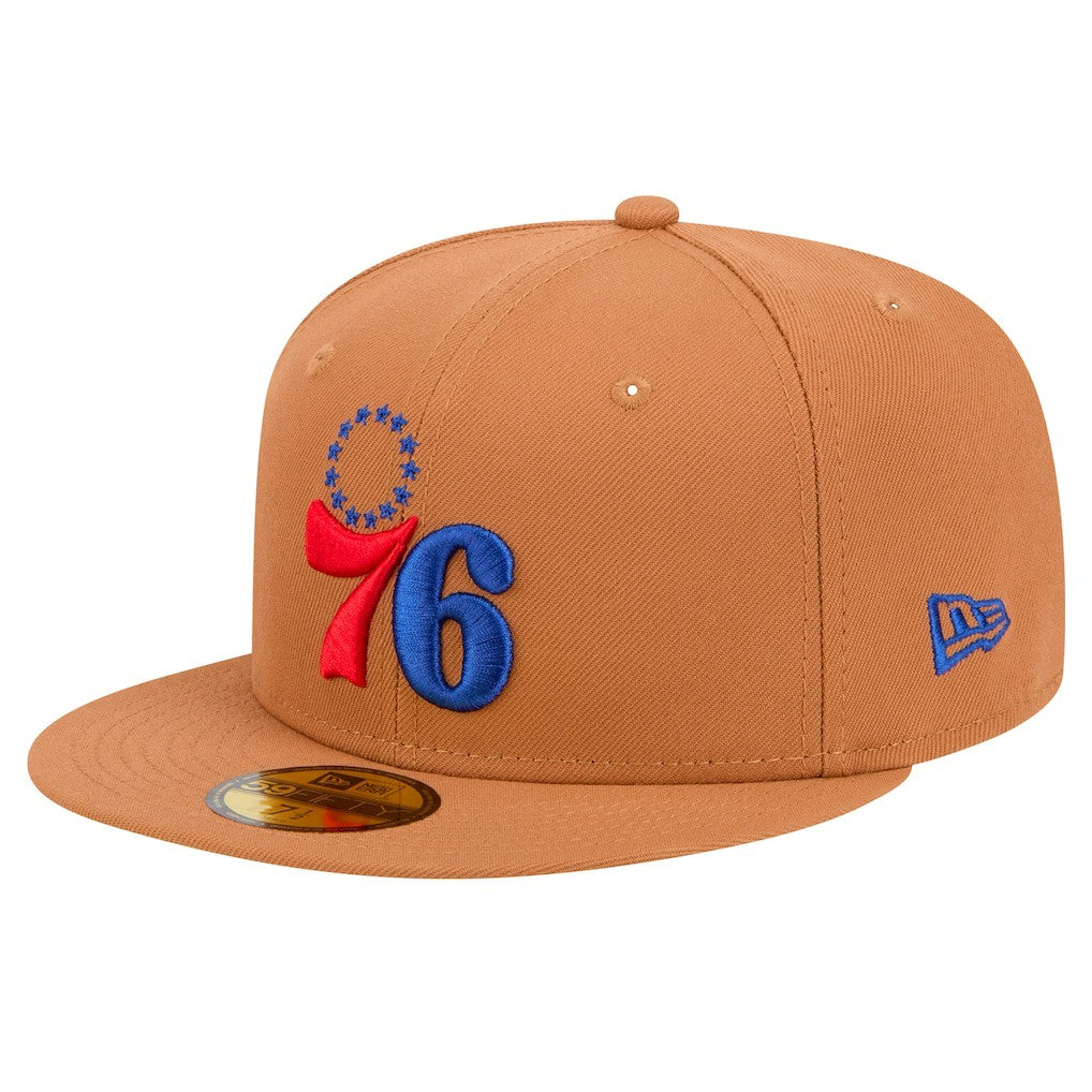 Philadelphia 76ers Color Pack 59FIFTY Fitted Hat Tan - New Era