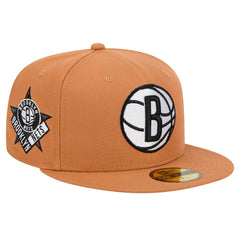 Brooklyn Nets Color Pack 59FIFTY Fitted Hat Tan - New Era