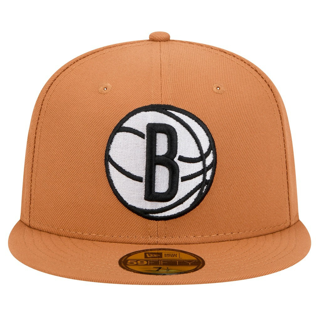 Brooklyn Nets Color Pack 59FIFTY Fitted Hat Tan - New Era