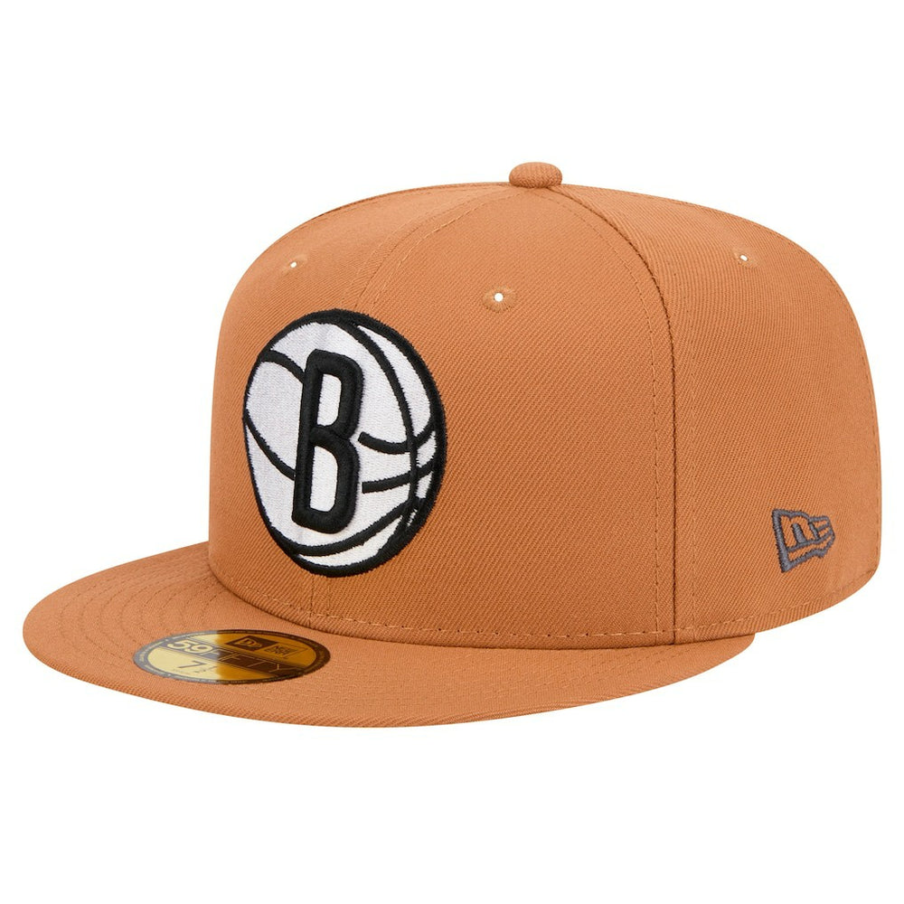 Brooklyn Nets Color Pack 59FIFTY Fitted Hat Tan - New Era