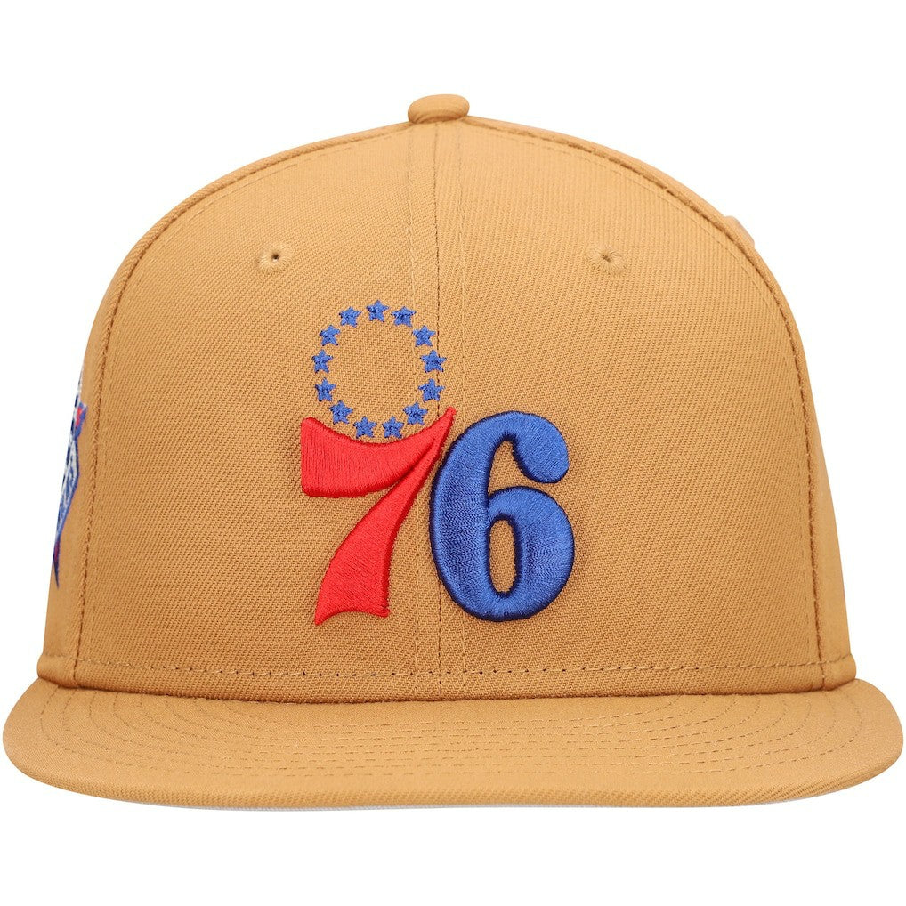 Philadelphia 76ers Color Pack 9FIFTY Snapback Hat Tan - New Era