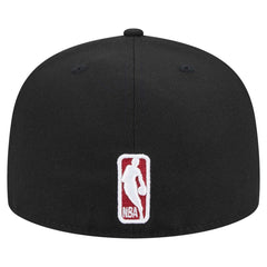 Miami Heat Sport Night Script Sided 59FIFTY Fitted Hat Black - New Era