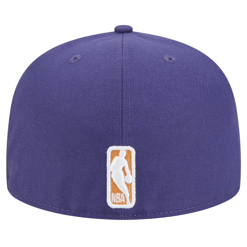 Phoenix Suns Sport Night Script Sided 59FIFTY Fitted Hat Purple - New Era