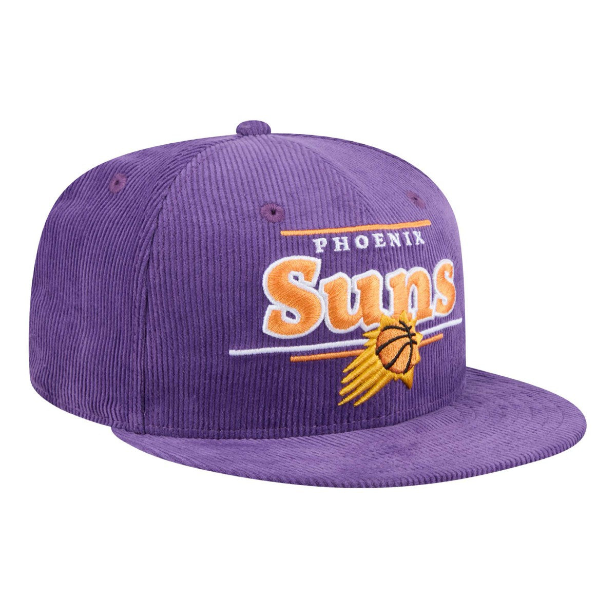 Phoenix Suns Throwback Display Corduroy 9FIFTY Snapback Hat Purple - New Era