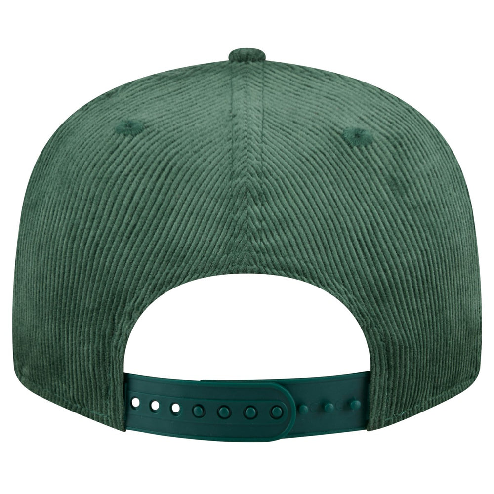 Milwaukee Bucks Throwback Display Corduroy 9FIFTY Snapback Hat Hunter Green - New Era outlet