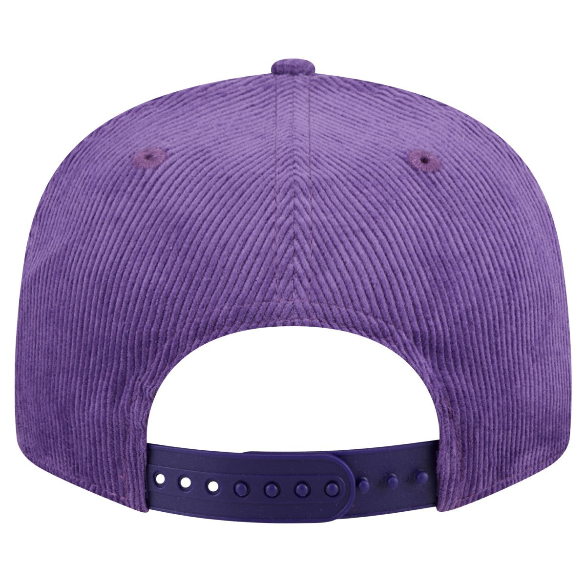 Los Angeles Lakers Throwback Display Corduroy 9FIFTY Snapback Hat Purple - New Era