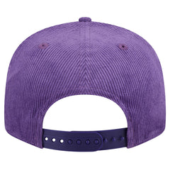 Los Angeles Lakers Throwback Display Corduroy 9FIFTY Snapback Hat Purple - New Era