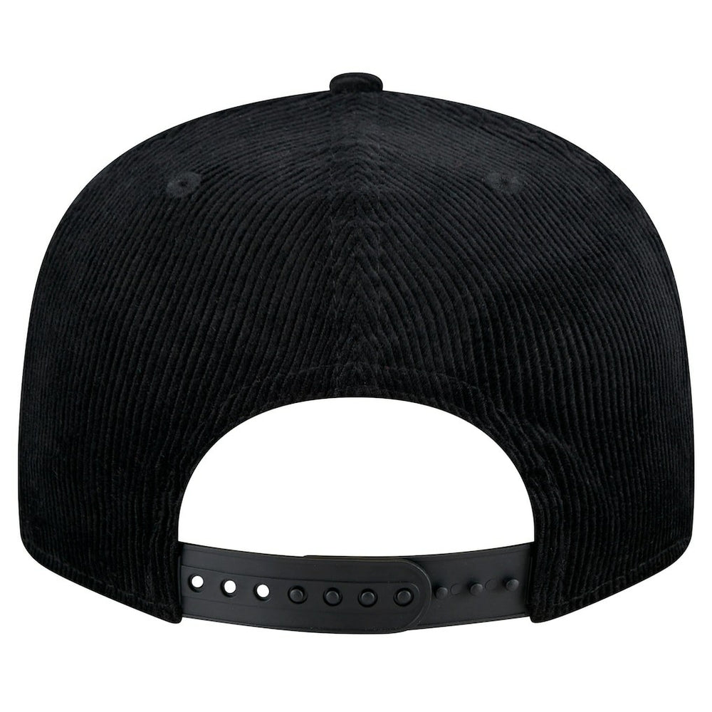 Chicago Bulls Throwback Display Corduroy 9FIFTY Snapback Hat Black - New Era