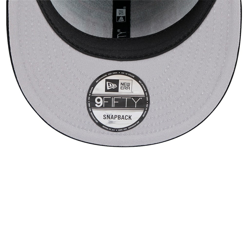 Chicago Bulls Throwback Display Corduroy 9FIFTY Snapback Hat Black - New Era