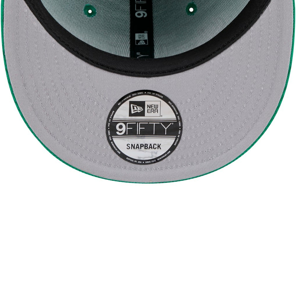 Boston Celtics Throwback Display Corduroy 9FIFTY Snapback Hat Kelly Green - New Era