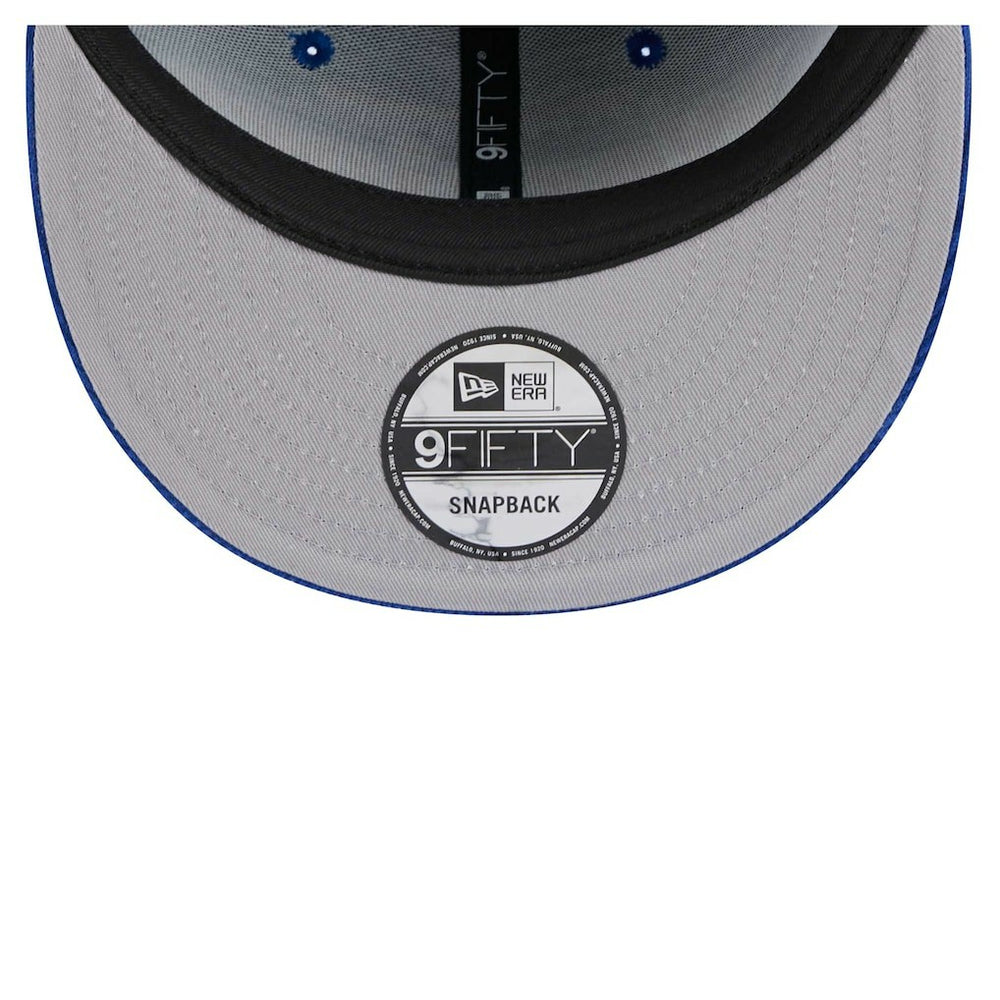 Golden State Warriors Throwback Display Corduroy 9FIFTY Snapback Hat Royal - New Era