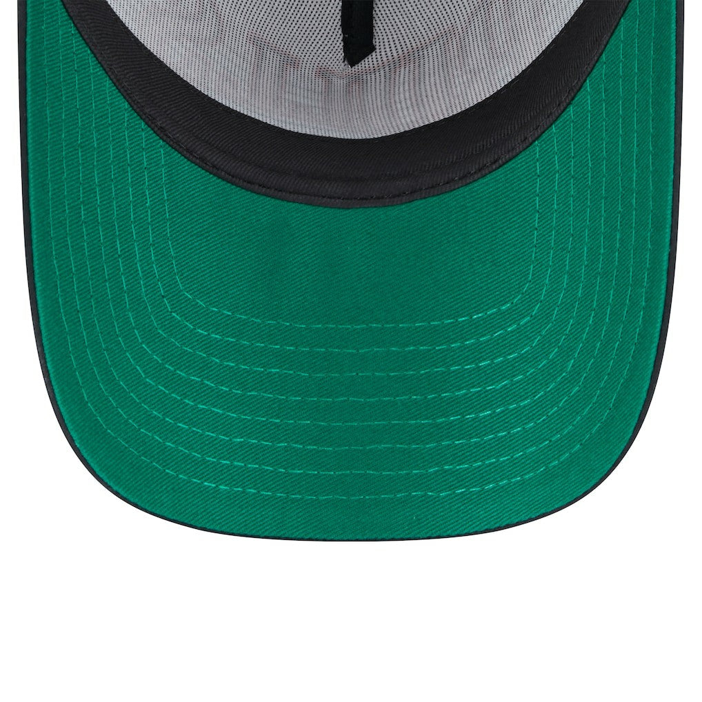 Chicago Bulls Black Throwback Gradient A-Frame 9FORTY Adjustable Hat - New Era