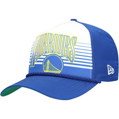 Golden State Warriors Royal Throwback Gradient A-Frame 9FORTY Adjustable Hat - New Era