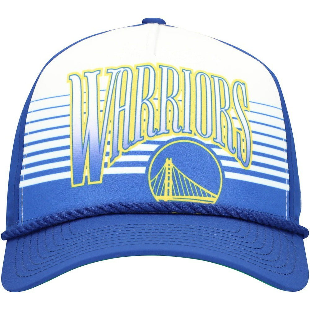 Golden State Warriors Royal Throwback Gradient A-Frame 9FORTY Adjustable Hat - New Era