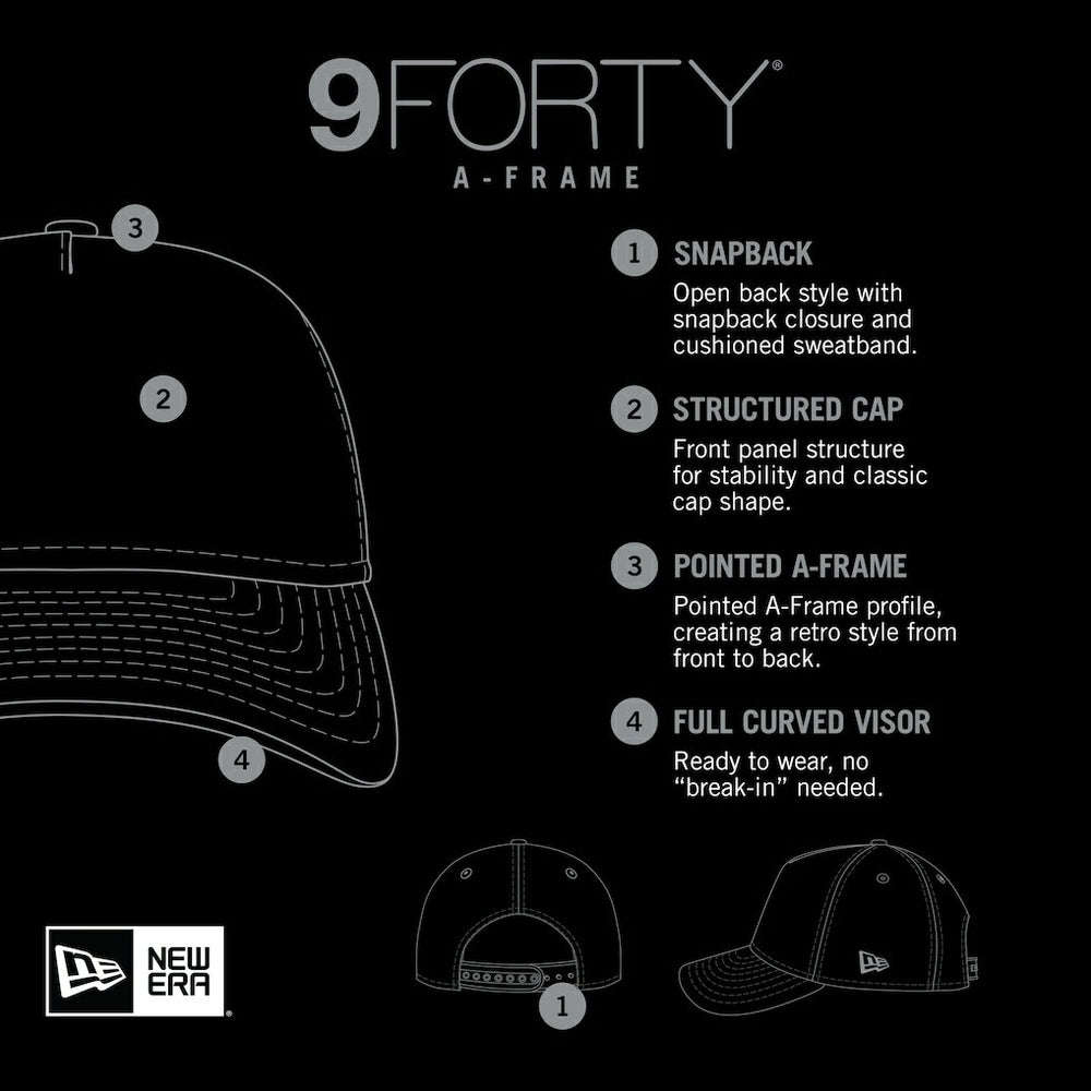 Boston Celtics Kelly Green Throwback Gradient A-Frame 9FORTY Adjustable Hat - New Era