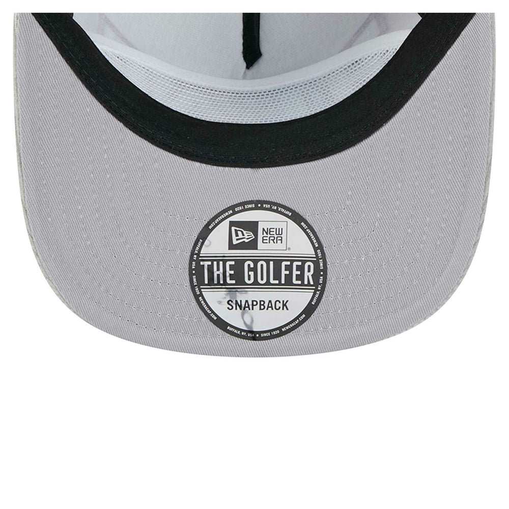 Miami Heat Throwback Corduroy Golfer Snapback Hat Gray - New Era