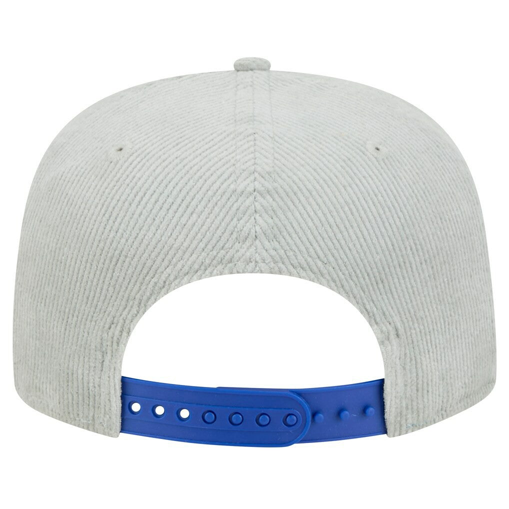Golden State Warriors Throwback Corduroy Golfer Snapback Hat Gray - New Era