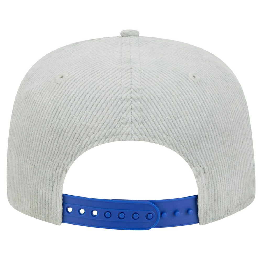 Golden State Warriors Throwback Corduroy Golfer Snapback Hat Gray - New Era
