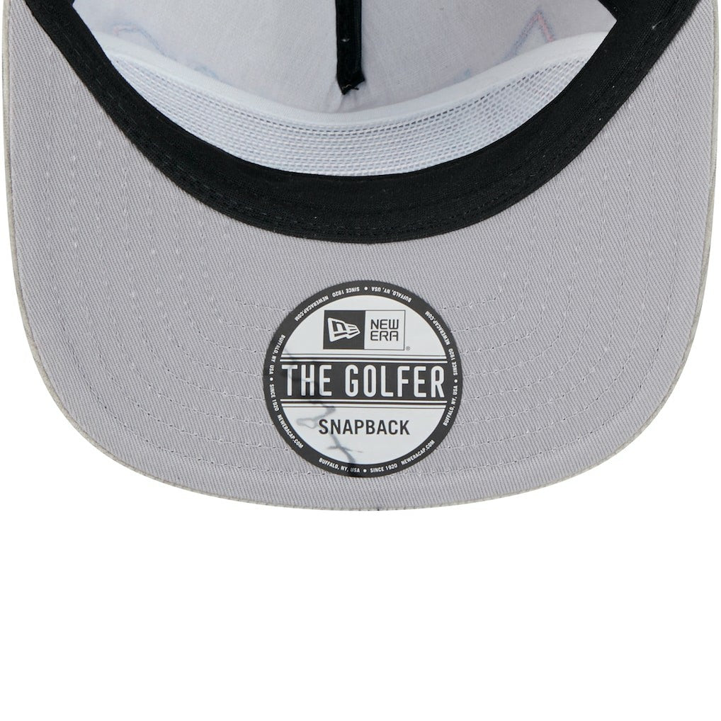 Philadelphia 76ers Throwback Corduroy Golfer Snapback Hat Gray - New Era
