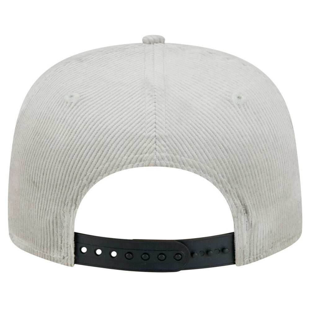 Chicago Bulls Throwback Corduroy Golfer Snapback Hat Gray - New Era