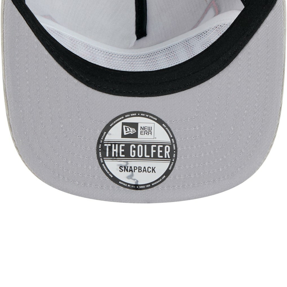 Chicago Bulls Throwback Corduroy Golfer Snapback Hat Gray - New Era