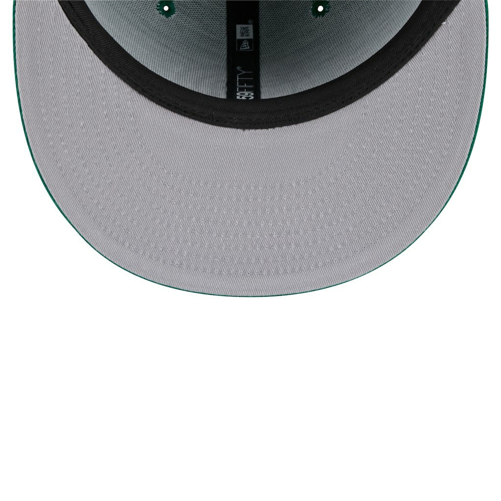 Boston Celtics Throwback Pennant 59FIFTY Fitted Hat Kelly Green - New Era
