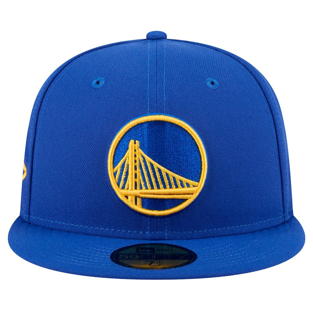 Golden State Warriors Throwback Pennant 59FIFTY Fitted Hat Royal - New Era