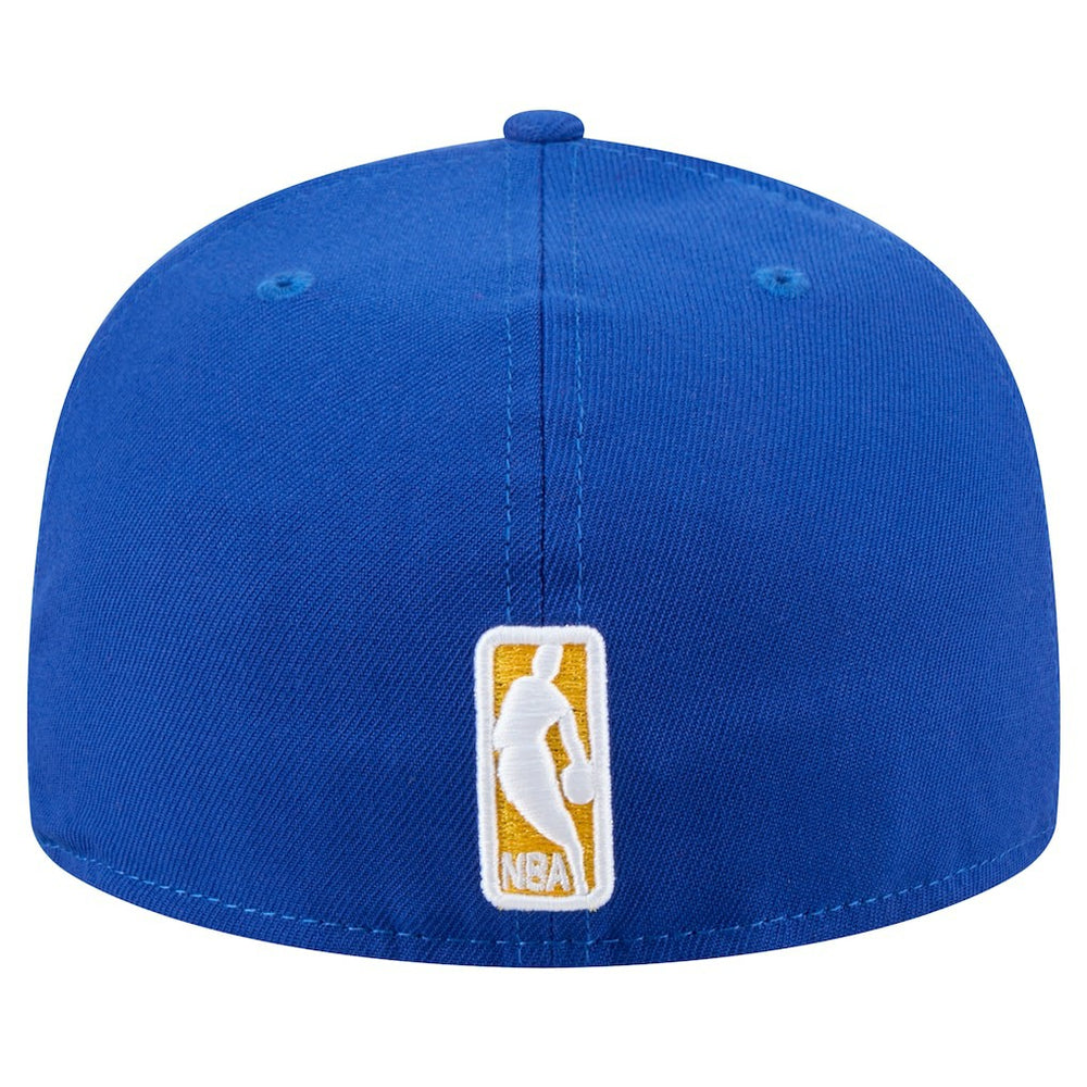 Golden State Warriors Throwback Pennant 59FIFTY Fitted Hat Royal - New Era