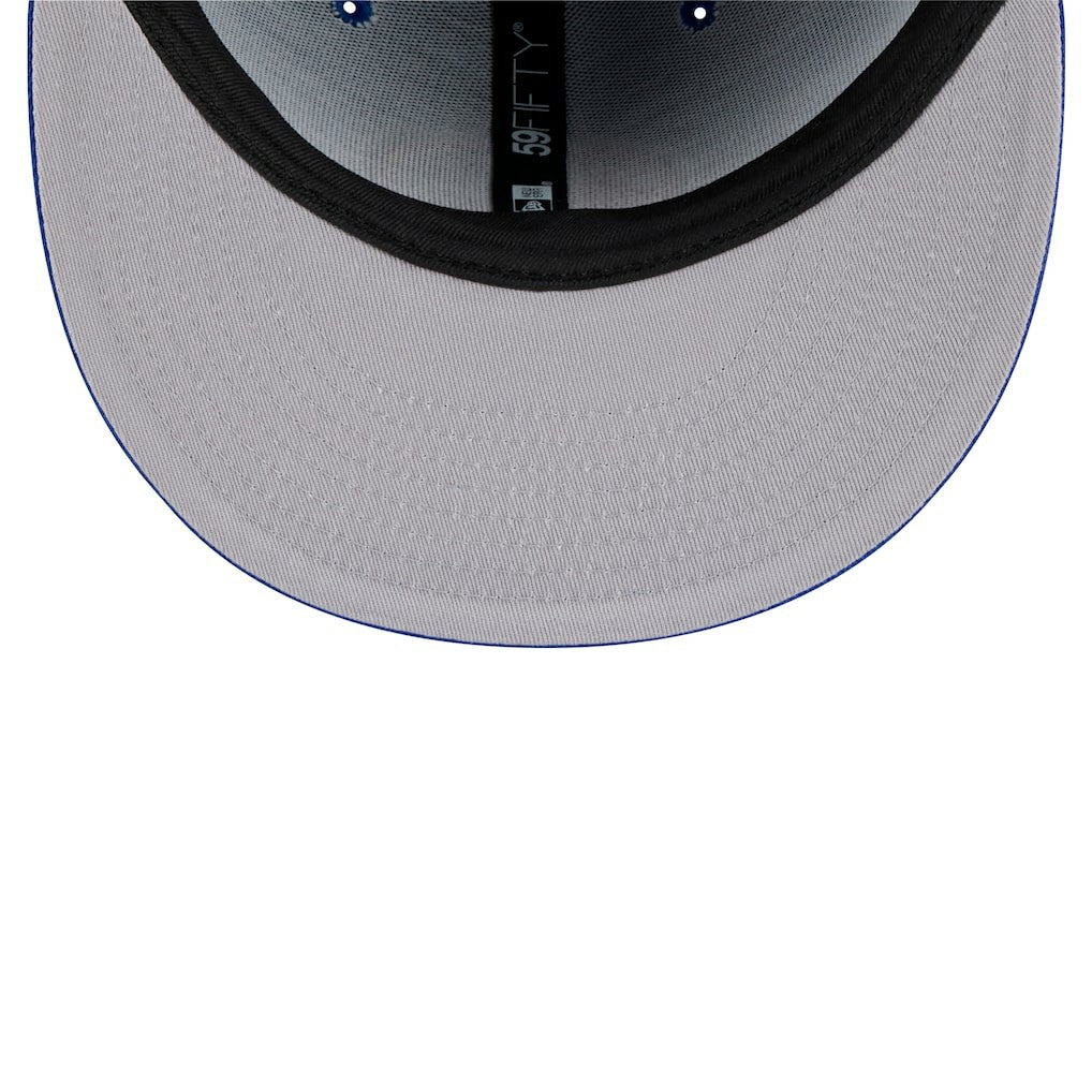 Golden State Warriors Throwback Pennant 59FIFTY Fitted Hat Royal - New Era