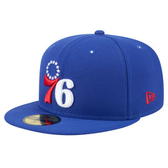 Philadelphia 76ers Throwback Pennant 59FIFTY Fitted Hat Royal - New Era