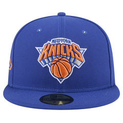 New York Knicks Throwback Pennant 59FIFTY Fitted Hat Blue - New Era