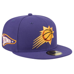 Phoenix Suns Throwback Pennant 59FIFTY Fitted Hat Purple - New Era outlet