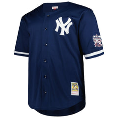Derek Jeter New York Yankees Mitchell & Ness Big & Tall Cooperstown Mesh Batting Practice Jersey - Navy Jerseys