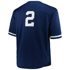 Derek Jeter New York Yankees Mitchell & Ness Big & Tall Cooperstown Mesh Batting Practice Jersey - Navy Jerseys
