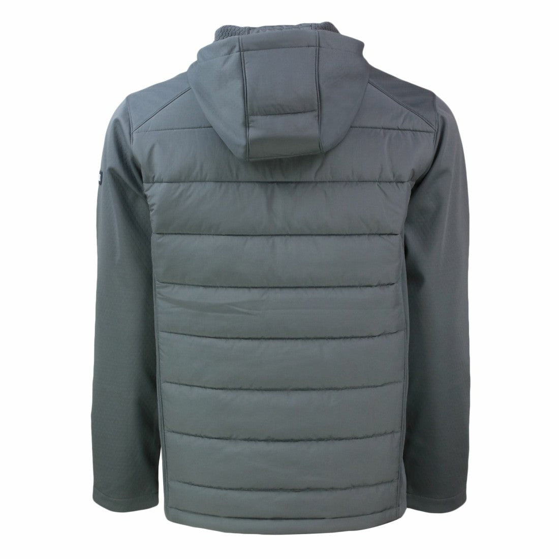 Tampa Bay Buccaneers Cutter & Buck Evoke PrimaLoft Hybrid Eco Softshell Recycled Full-Zip Hooded Jacket - Gray Jackets