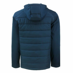 Buffalo Bills Cutter & Buck Evoke PrimaLoft Hybrid Eco Softshell Recycled Full-Zip Hooded Jacket - Navy Jackets