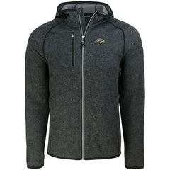 Baltimore Ravens Cutter & Buck Mainsail Full-Zip Hooded Jacket - Heather Charcoal Jackets
