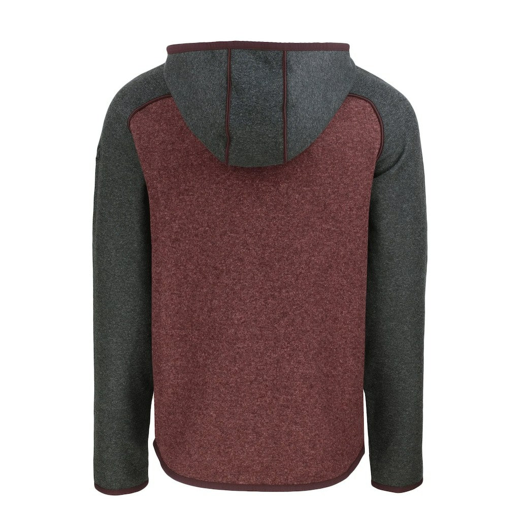 Washington Commanders Cutter & Buck Mainsail Full-Zip Hooded Jacket - Heather Burgundy Jackets