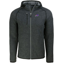 Buffalo Bills Cutter & Buck Mainsail Full-Zip Hooded Jacket - Heather Charcoal Jackets