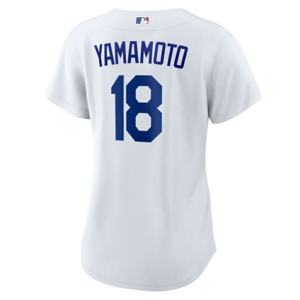 Yoshinobu Yamamoto Los Angeles Dodgers Nike Women's Home Replica Player Jersey - White Jerseys