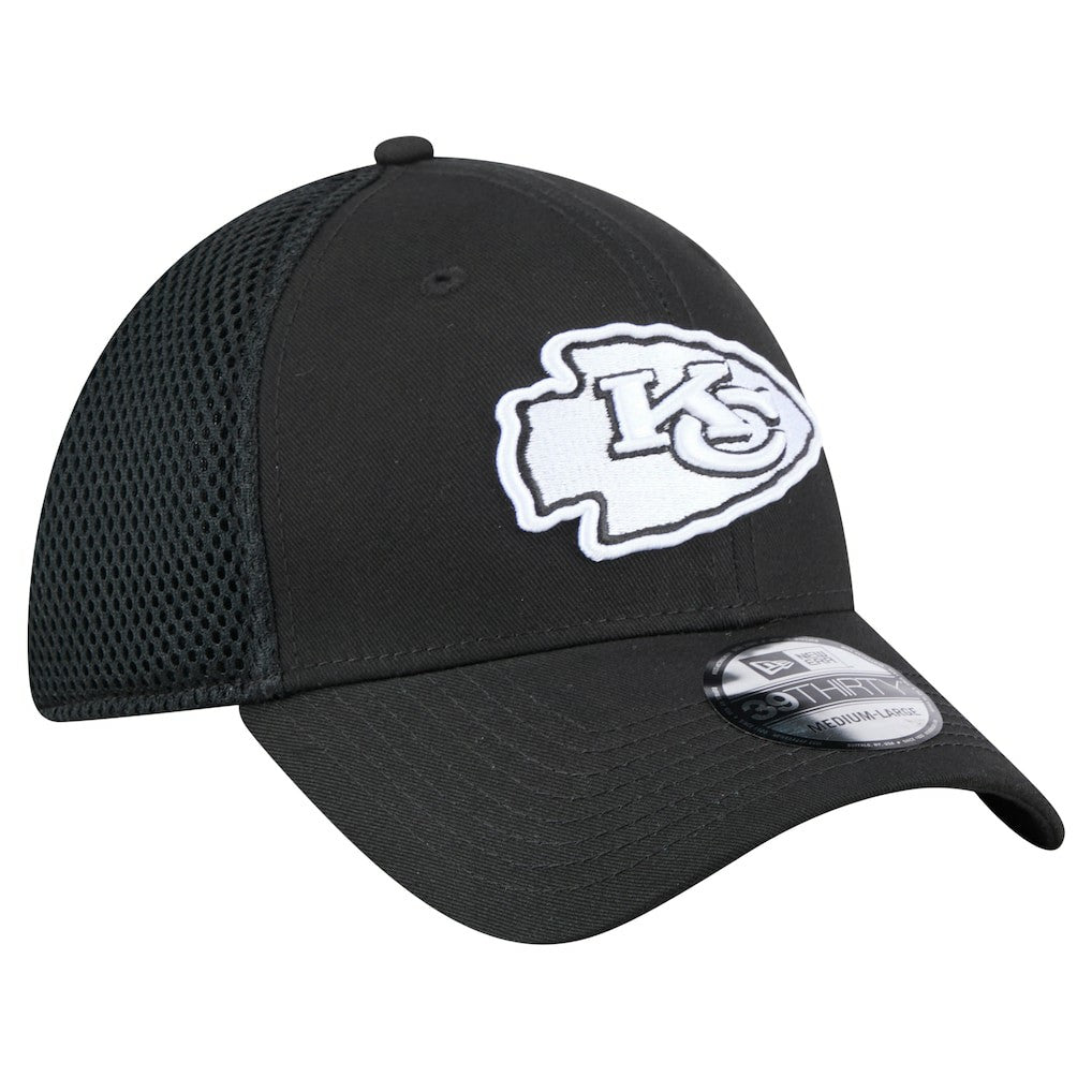 New Era Kansas City Chiefs Black Main Neo 39THIRTY Flex Hat