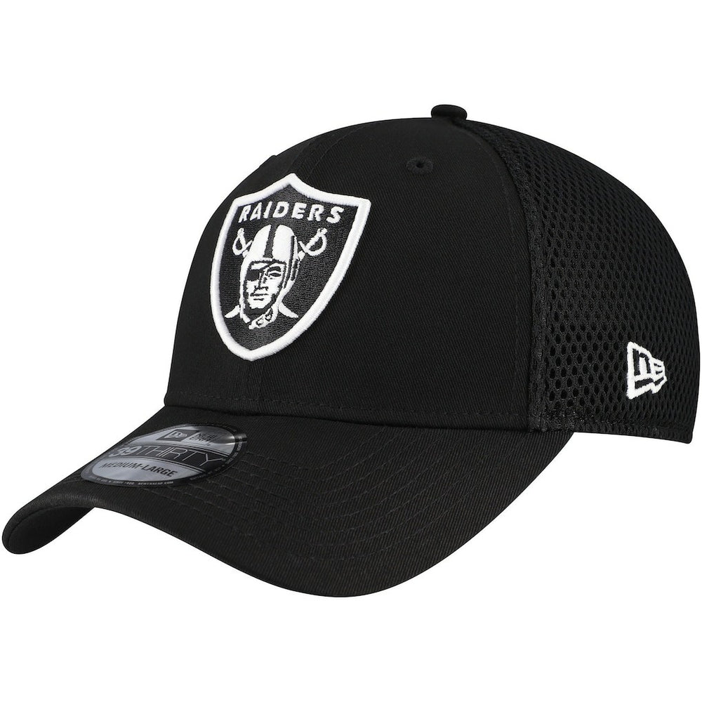 New Era Las Vegas Raiders Black Main Neo 39THIRTY Flex Hat