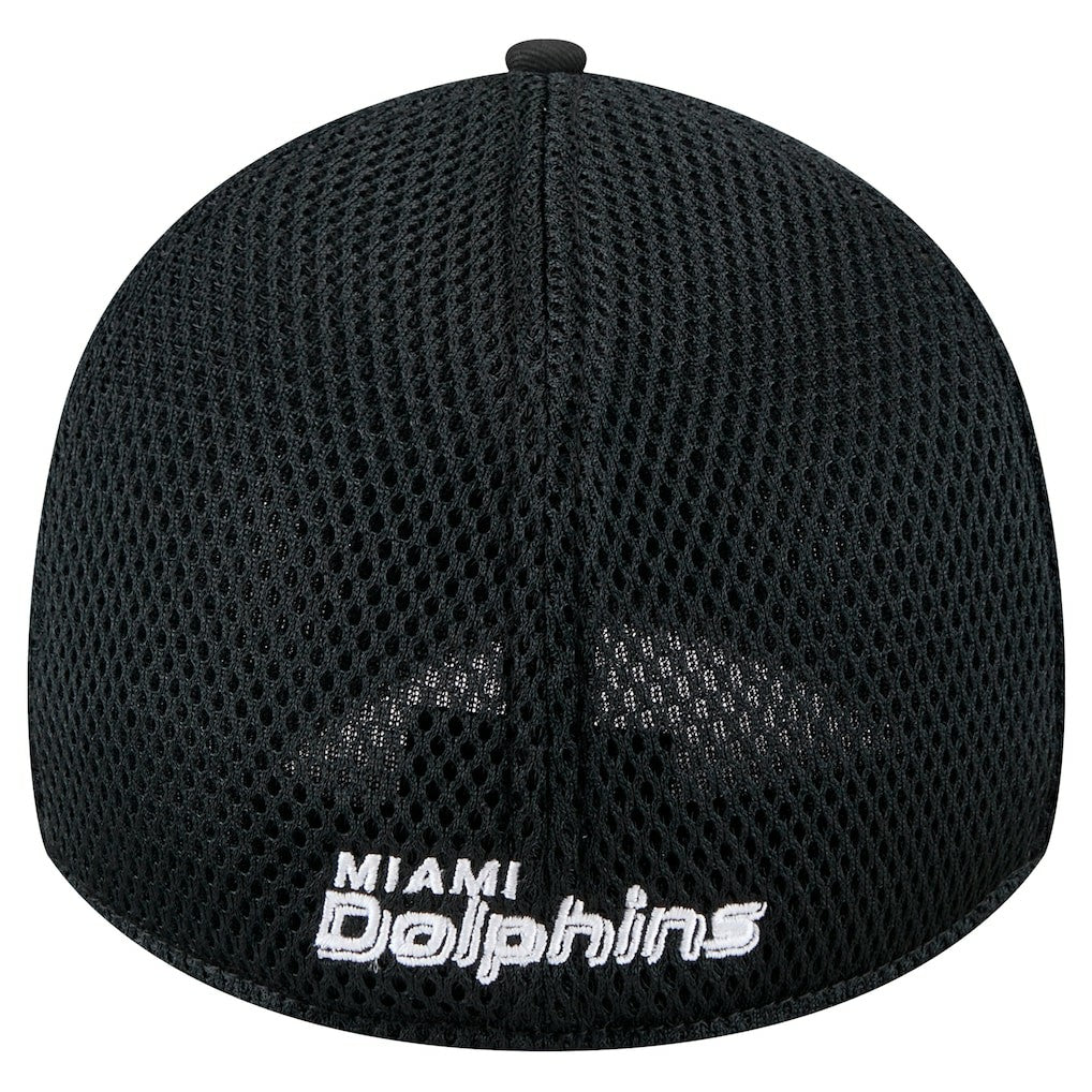 New Era Miami Dolphins Black Main Neo 39THIRTY Flex Hat