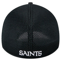 New Era New Orleans Saints Black Main Neo 39THIRTY Flex Hat