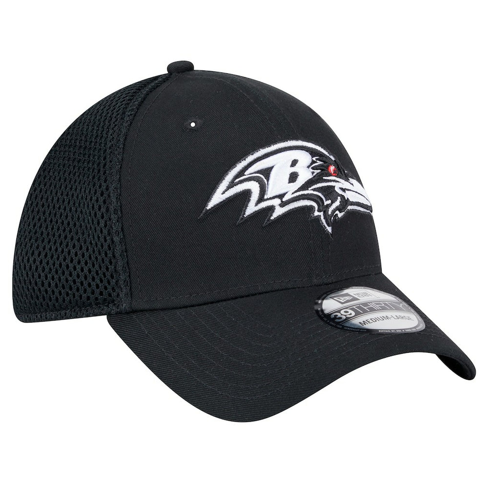 New Era Baltimore Ravens Black Main Neo 39THIRTY Flex Hat