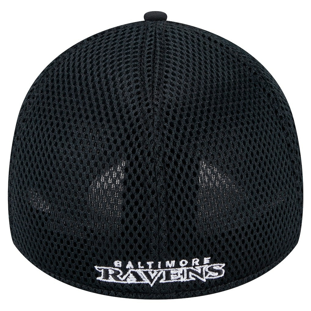 New Era Baltimore Ravens Black Main Neo 39THIRTY Flex Hat