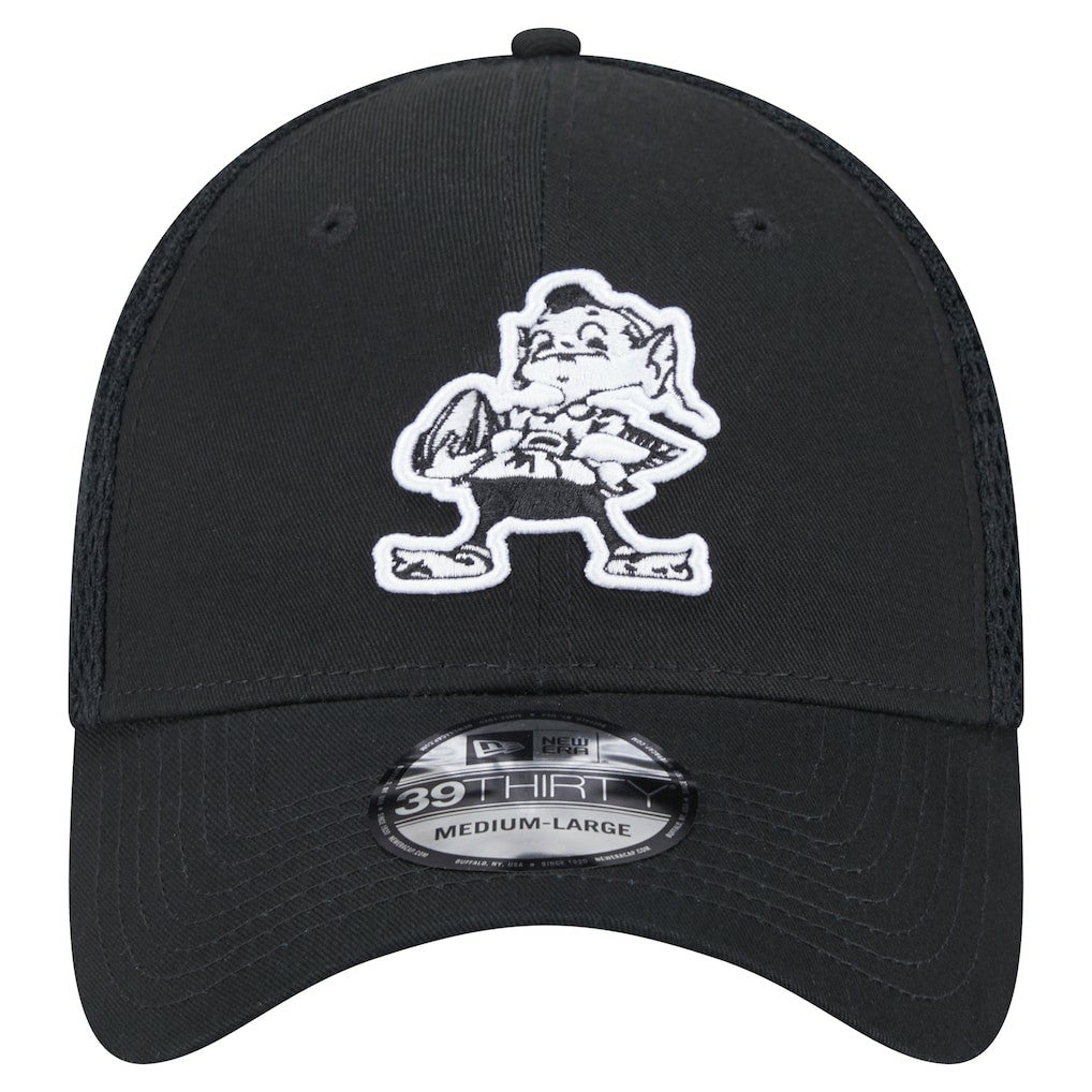 Cleveland Browns New Era Main Neo 39THIRTY Flex Hat - Black Hats