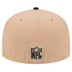 Atlanta Falcons New Era Throwback Logo Main 59FIFTY Fitted Hat - Tan Hats